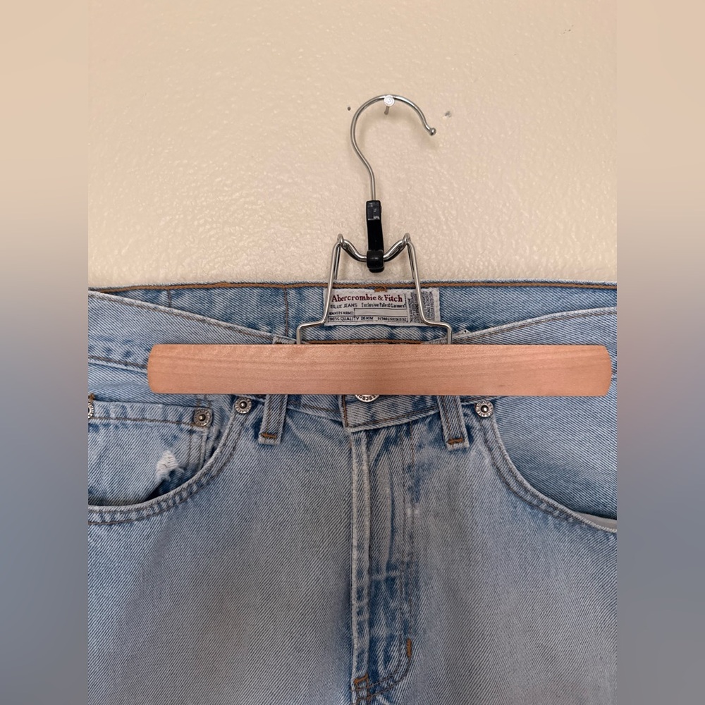 Abercrombie & Fitch Light Blue Women Jeans - Picture 6 of 10